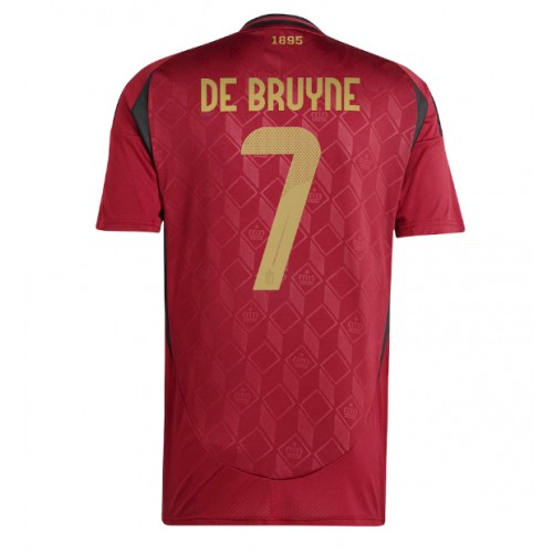 Belgija Kevin De Bruyne #7 Domaci Dres EP 2024 Kratak Rukav